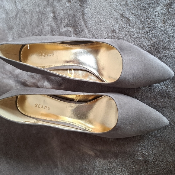 Gray high heel shoes - Picture 2 of 2